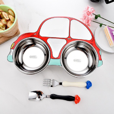 Set khay ăn dặm cho bé bằng Inox và Nhựa cao cấp Royalcare phù hợp ăn BLW, ăn dặm kiểu Nhật và ăn dặm truyền thống 