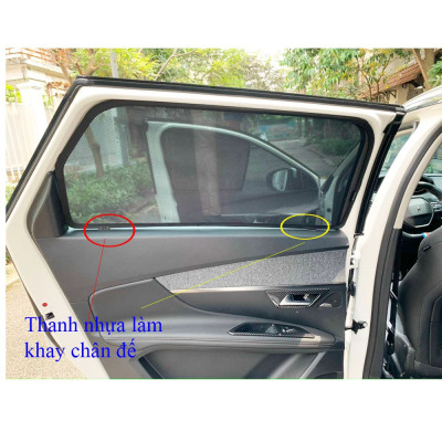 Rèm che nắng xe Ford EcoSport 2015- 2016 2017 2018 2019 2020 2021 2022 có hút nam châm cao cấp