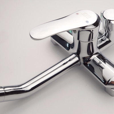 Cây sen nóng lạnh Đồng mạ Chrome Eurolife EL-S922 (Trắng bạc).