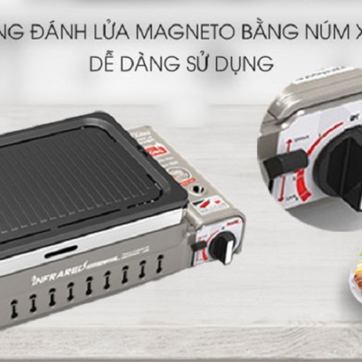 Bếp nướng gas đa năng Namilux GM2520PS - Hàng chính hãng