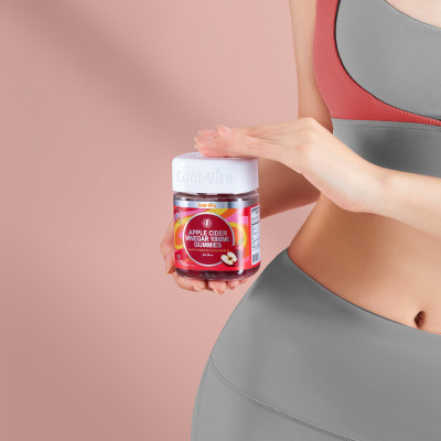 Combo Kẹo Dẻo Collagen & Kẹo Dẻo Giấm Táo Coolvita Hỗ Trợ Trẻ Hóa Sáng Da - Cải Thiện Sức Khỏe Tóc Móng - Tiêu Hóa - Tăng Cường Miễn Dịch, Kết Hợp Biotin, Vitamin C, Vitamin E, Vitamin B12 & Axit Folic - 2 Hộp (60 viên x 3g)/hộp
