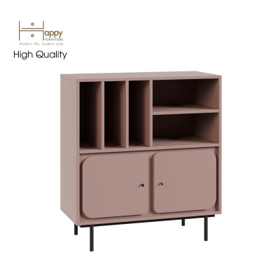 [Happy Home Furniture] SWEETY, Tủ lưu trữ nhiều ngăn - chân sắt, 86cm x 40cm x 95cm ( DxRxC), TCM_060