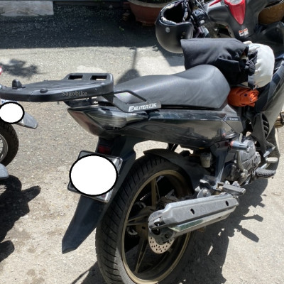 Thùng xe Exciter 135, thùng Givi E43NTL và baga givi Exciter 135