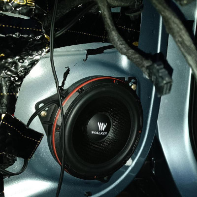 Loa cánh Ô tô Walker VM 602 Magnet 17 oz Loa phân tần 2 WAY COMPONENT 6.5 inch màng carbon cao cấp