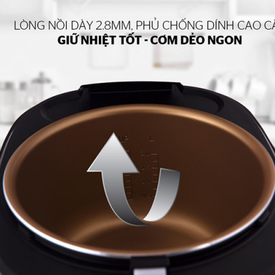 Nồi Cơm Điện Tử Sunhouse Mama SHD8903 (1.8 Lít) - Hàng chính hãng