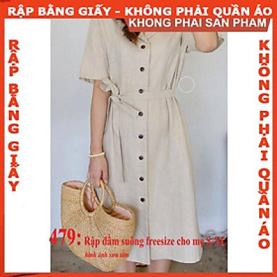 Rập giấy A0 mã 479 (BẢN VẼ) - Rập đầm