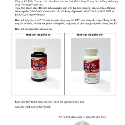 Vitamin Tổng Hợp Dr.Life Multivitamin, Bổ Sung Các Vtamin Và Khoáng Chất Cho Cơ Thể, Tăng Cường Sức Khỏe – Lab Well