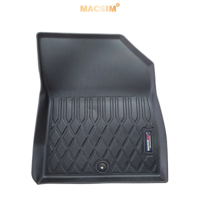 Thảm lót sàn xe ô tô Hyundai Palisade (sd) Nhãn hiệu Macsim chất liệu nhựa TPE cao cấp màu đen