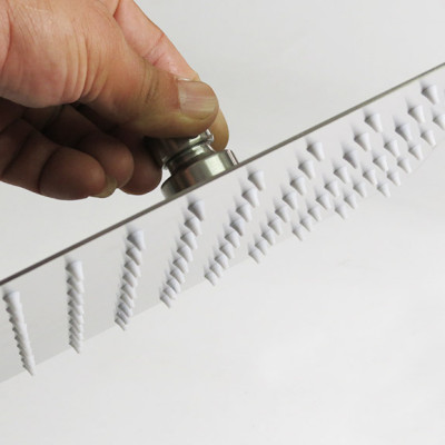 Đài sen tắm Inox SUS 304 Eurolife vuông EL-DSV20 (Trắng vàng)