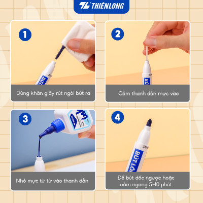 Mực bút lông bảng Thiên Long WBI-01