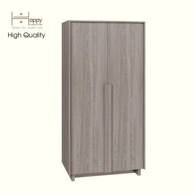 [Happy Home Furniture] MAVIS, Tủ quần áo 2 cánh mở, 90cm x 54cm x 180cm ( DxRxC), TCM_160