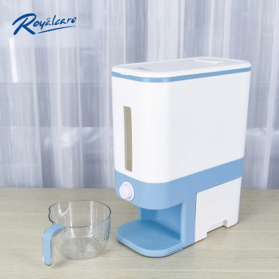 Hộp đựng gạo 12kg, thùng đựng ngũ cốc lớn có nắp đậy,  thùng đựng ngũ cốc gia dụng cho nhà bếp, nhiều loại ngũ cốc