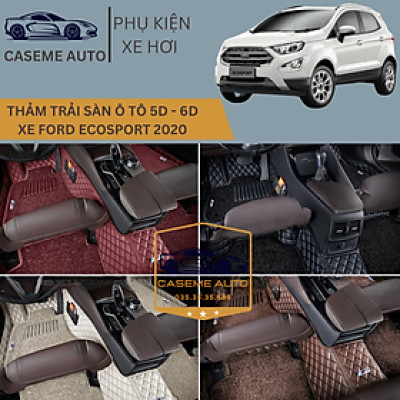 [FORD ECOSPORT] Thảm Trải Sàn, Lót Sàn Ô Tô 5D 6D Thiết Kế Theo Xe FORD ECOSPORT 2020 Chống Nước, Không Mùi - MẪU QUẢ TRÁM - Hàng Chính Hãng