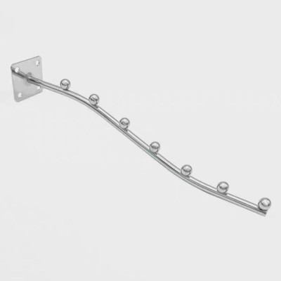 combo 10 móc treo quần áo shop thời trang 7 bi & 9 bi loại cong bắt vít cao cấp