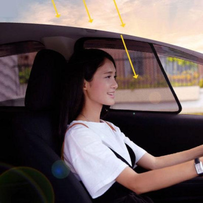 Rèm che nắng nam châm cho xe Vinfast Lux A, bộ 4 tấm cho 4 cửa, hàng loại 1 cao cấp nhất, vừa khít kính