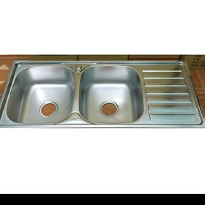 CHẬU RỬA CHÉN INOX 2 HỘC