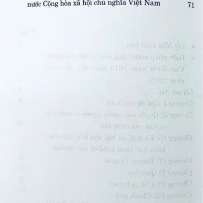 Hiến Pháp Nước Cộng Hoà Xã Hội Chủ Nghĩa Việt Nam Năm 2013 ( Sửa Đổi, Bổ Sung Năm 2025)