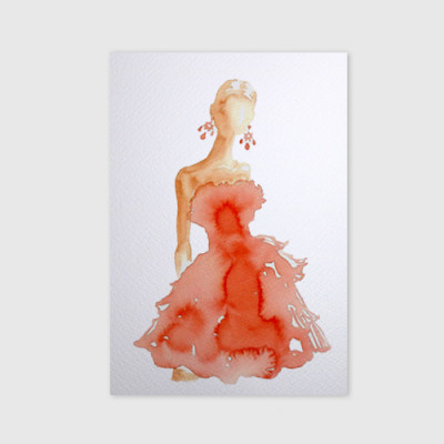 Giấy vẽ màu nước A5 giấy cao cấp có vân đẹp màu trắng sang, dòng giấy chuyên dụng chất giấy dày định lượng 260gsm nhập từ Ý 15 tờ TI599 Green Art- Hàng chính hãng