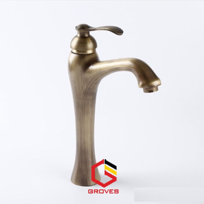 Vòi rửa mặt, vòi rửa lavabo nóng lạnh thân cao tân cổ điển GR 8603C