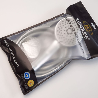 Bộ tay dây sen cao cấp 5 chế độ chảy chất liệu nhựa ABS mạ Chrome Eurolife EL-123SH