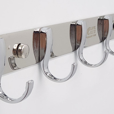 Móc treo áo 5 chấu Inox Eurolife EL-M4 (Trắng bạc)