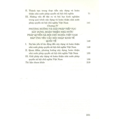 Sách - Xây Dựng Nhà Nước Pháp Quyền Xã Hội Chủ Nghĩa Việt Nam Trong Điều Kiện Hội Nhập Kinh Tế Quốc Tế - NXB Chính Trị Quốc Gia