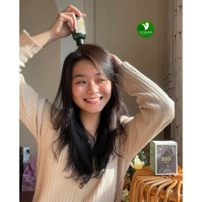 Combo 2 chai Nước dưỡng tóc tinh dầu bưởi (pomelo hair tonic) Cocoon 140ml/1chai thuần chay