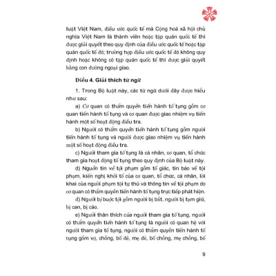 Bộ Luật Tố tụng Hình sự (sửa đổi, bổ sung năm 2021) - bản in 2024