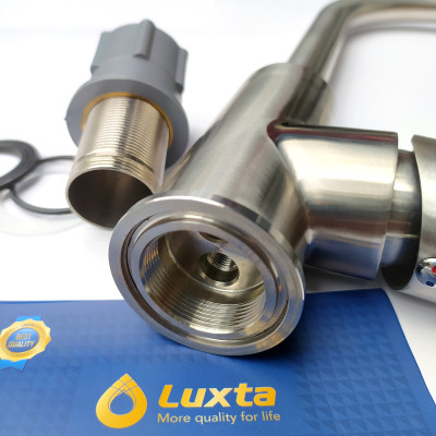 Vòi Bếp Nóng Lạnh Vòi Rửa Chén Bát Chính Hãng LUXTA Nhiều Mẫu Chất Liệu Cao Cấp - Nhiều kiểu vòi: thân tròn, thân lò xo, tặng cặp dây cấp