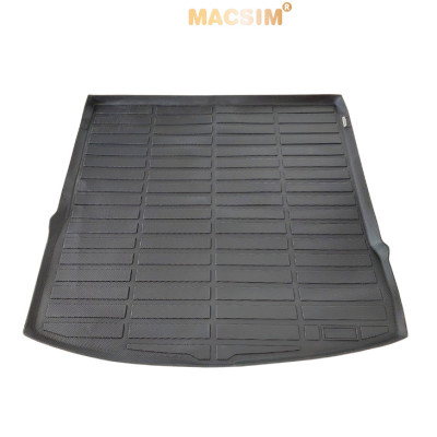 Thảm lót cốp xe ô tô Volkswagen Teramont X - Nhãn hiệu Macsim chất liệu nhựa TPE cao cấp màu đen