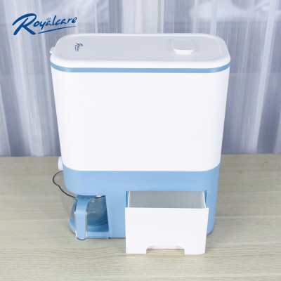 Hộp đựng gạo 12kg, thùng đựng ngũ cốc lớn có nắp đậy,  thùng đựng ngũ cốc gia dụng cho nhà bếp, nhiều loại ngũ cốc