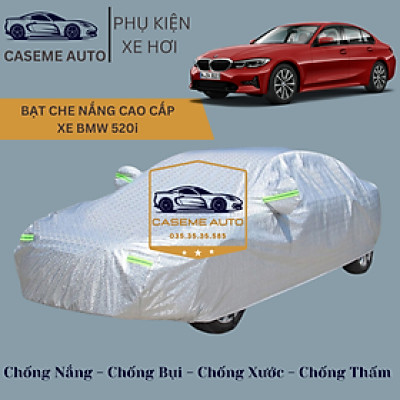 [BMW 520i] Bạt phủ xe ô tô tráng nhôm cao cấp dành cho xe BMW 520i , 3 lớp chống nóng, chống thấm, chống bụi - Hàng Chính Hãng