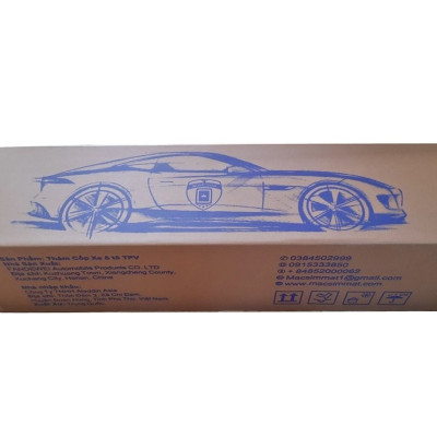 Thảm lót cốp xe ô tô Honda CRV 2018 - nay nhãn hiệu Macsim chất liệu TPV cao cấp màu đen (D261)