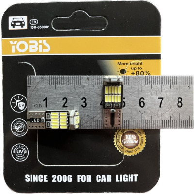 Đèn Led Canbus T10 6000k Ánh Sáng Trắng Thay thế và Trang Trí Nội Thất Xe Hơi, Đèn W5W soi biển số, đèn định vị, đèn cốt