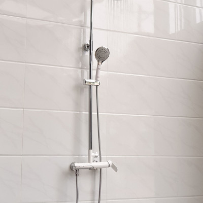 Bộ sen cây tắm đứng nóng lạnh Eurolife EL-S905 (Trắng bạc)