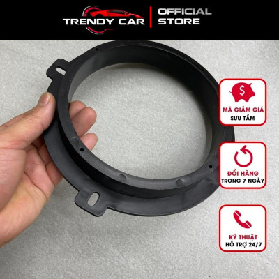 Dưỡng loa cánh ô tô 6.5 inch Huyndai và Kia cỡ 16.5cm kích thước chuẩn bắt ốc vít din cho I10, Santafe, Forte, Sorento