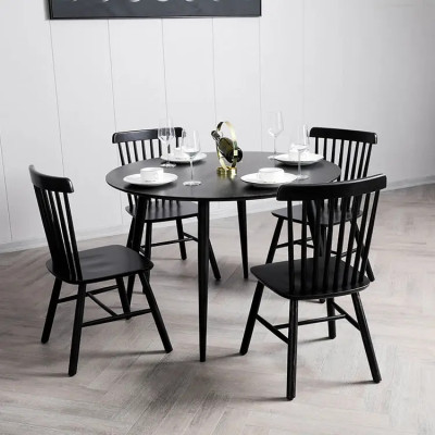 Bộ bàn ăn mặt tròn 4 ghế BAMSF22 Juno Sofa sang trọng giá rẻ 