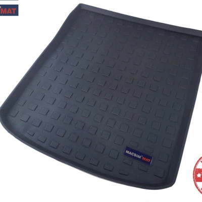 Thảm lót cốp xe ô tô Audi A6 2014-đến nay nhãn hiệu Macsim chất liệu TPV cao cấp màu đen (OT191023)