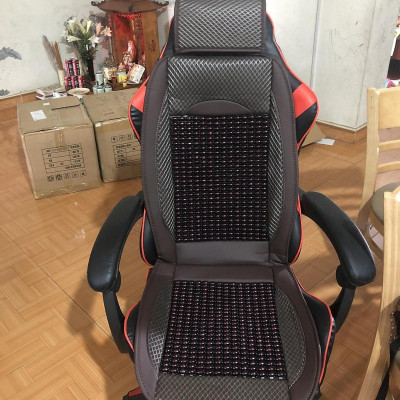 Áo ghế, tấm lót ghế Hạt gỗ cao cấp - chống nóng, chống trượt - dùng cho ô tô, xe hơi, văn phòng