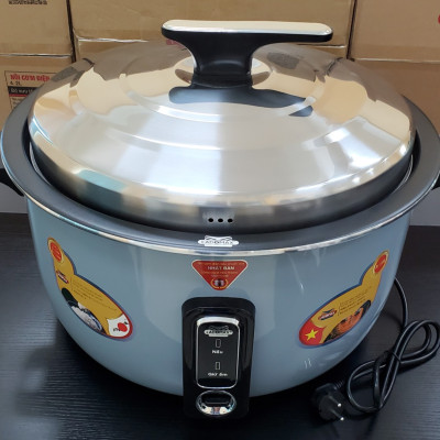 Nồi cơm điện công nghiệp Ladomax Nhật dung tích 3.6/4.2/5.6/8.5/10/16L kèm vỉ hấp chống cháy cơm-Hàng chính hãng