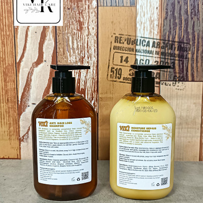 Dầu Gội VIKI Gừng Bồ Kết, Ngăn Rụng Tóc, Kích Mọc Tóc 300ml