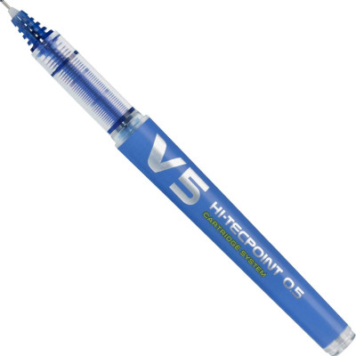 Bút Mực Nước Pilot 0.5mm Hi-Tech V5 Cartridge System BXC-V5-L-BGD - Mực Xanh