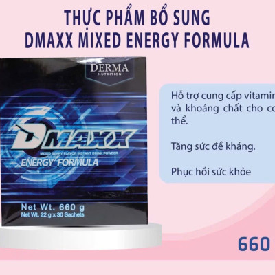 DMAXX thức uống bổ sung vitamin năng lượng có đường DAMODE 99 gói màu xanh mỗi gói 22gr