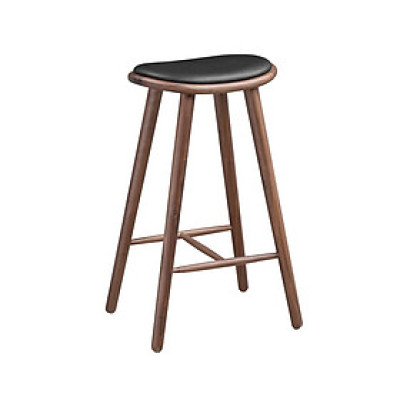 Ghế quầy bar chân gỗ mặt nệm hiện đại Napoli 