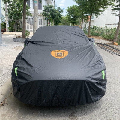 Bạt phủ ô tô Volkswagen Touareg chất liệu Polyester - màu đen cao cấp MACSIM màu đen - sử dụng trong nhà và ngoài trời