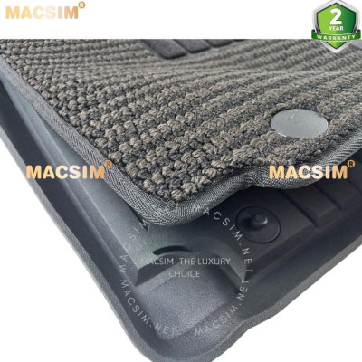 Thảm lót sàn ô tô 2 lớp cao cấp dành cho xe Mazda 3 2020-2024+ nhãn hiệu Macsim 3w chất liệu TPE