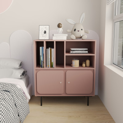 [Happy Home Furniture] SWEETY, Tủ lưu trữ nhiều ngăn - chân sắt, 86cm x 40cm x 95cm ( DxRxC), TCM_060