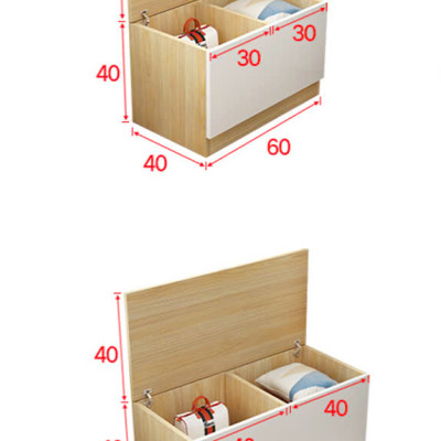 Tủ Gỗ Thấp Kê Cửa Sổ, Ban công , Dọc Tường Nhiều Ngăn Có Cánh Cửa Tiện Lợi Đa Chức Năng - GP131 