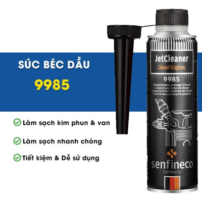 Dành cho động cơ Diesel | Phụ Gia Vệ Sinh Súc Béc Buồng Đốt Máy Dầu Senfineco 9985 - Jetcleaner Diesel Engine 