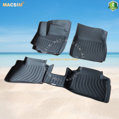 Thảm lót sàn xe ô tô Suzuki Vitara 2015-2020 (sd) Nhãn hiệu Macsim chất liệu nhựa TPE cao cấp màu đen